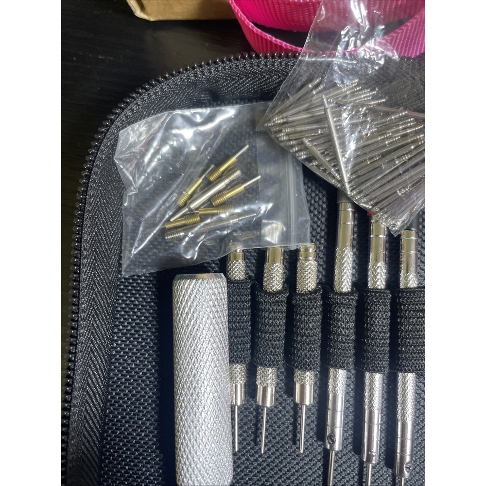 Invicta ITK-008 Watch Travel Repair Kit Tool Set Pink/White New In Box - Picture 4 of 11